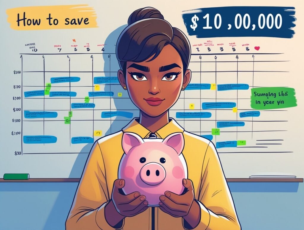 how to save $10,000 in a year