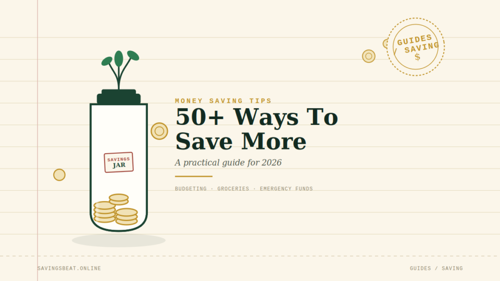 money saving tips